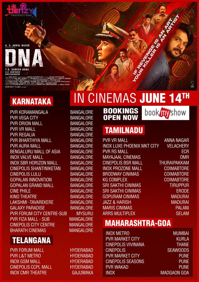 New Malayalam Thriller DNA  Set to Thrill Audiences Tomorrow